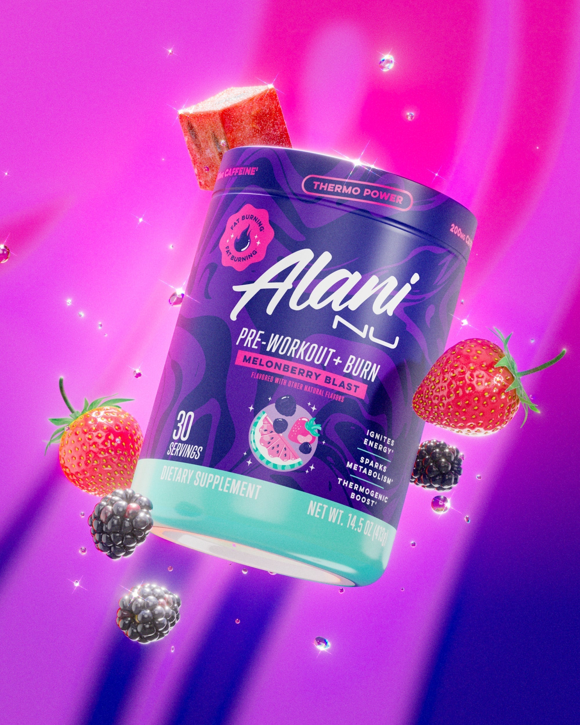 Pre-Workout+ Burn - Melonberry Blast