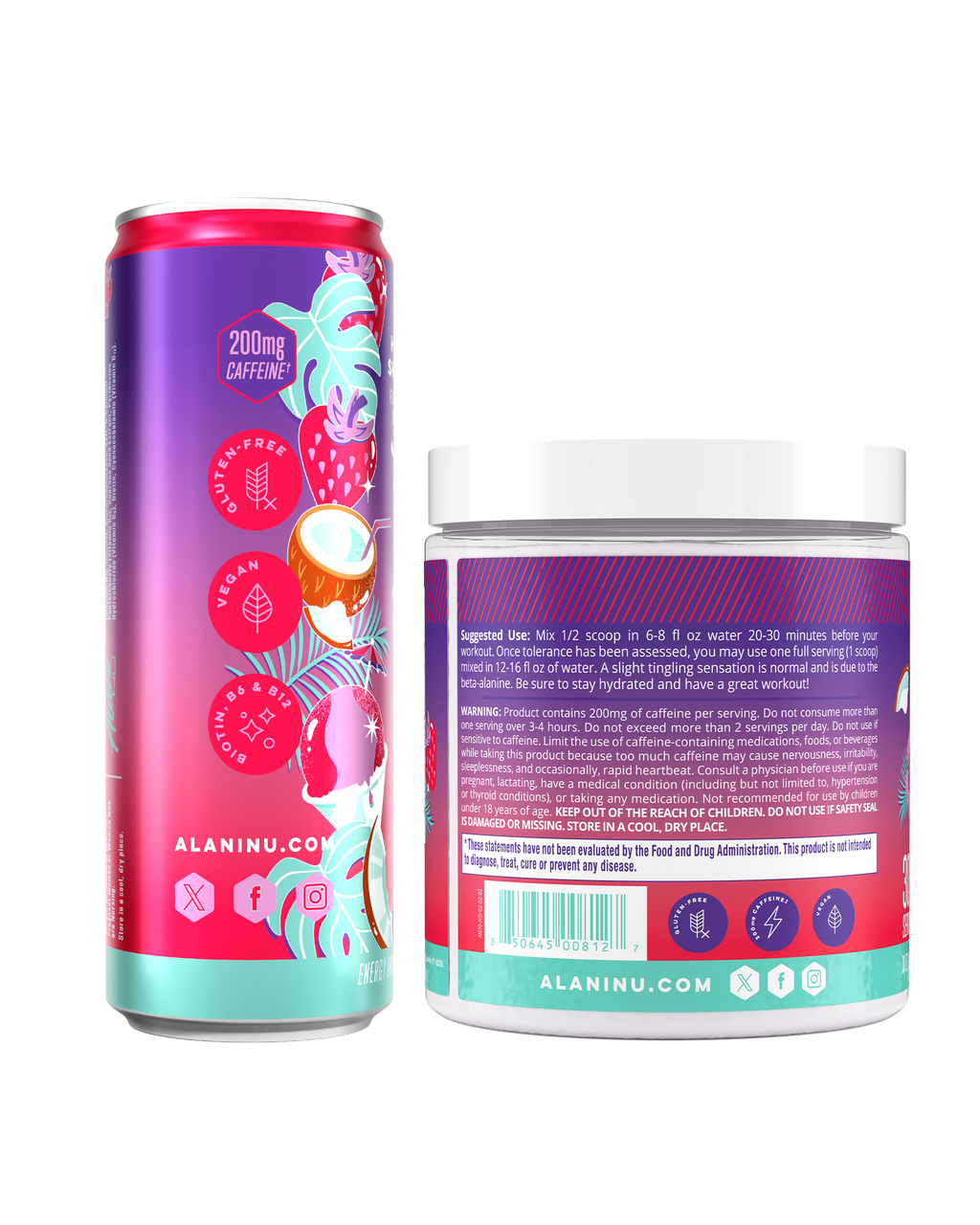 Energy Drink & Pre-Workout - Hawaiian Shaved Ice