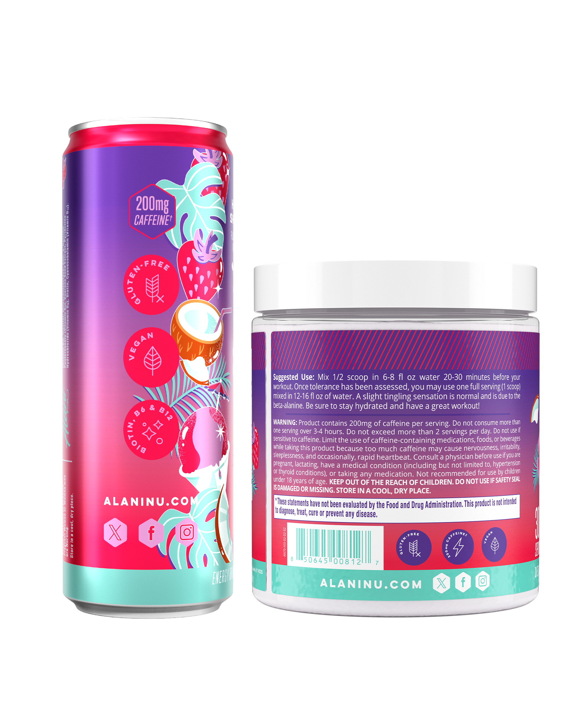 Energy Drink & Pre-Workout - Hawaiian Shaved Ice