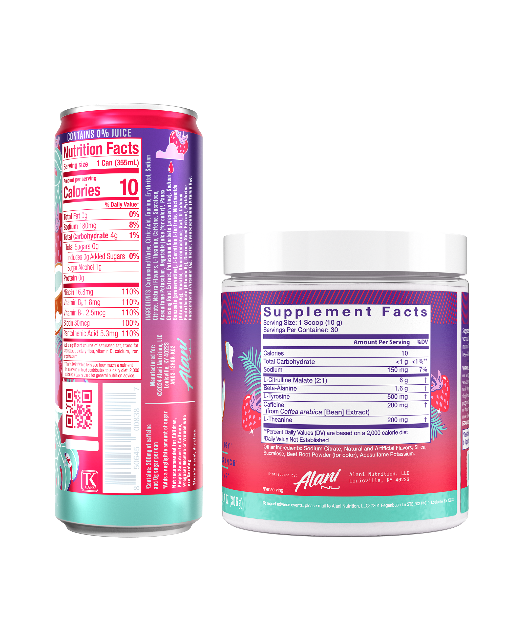 Energy Drink & Pre-Workout - Hawaiian Shaved Ice