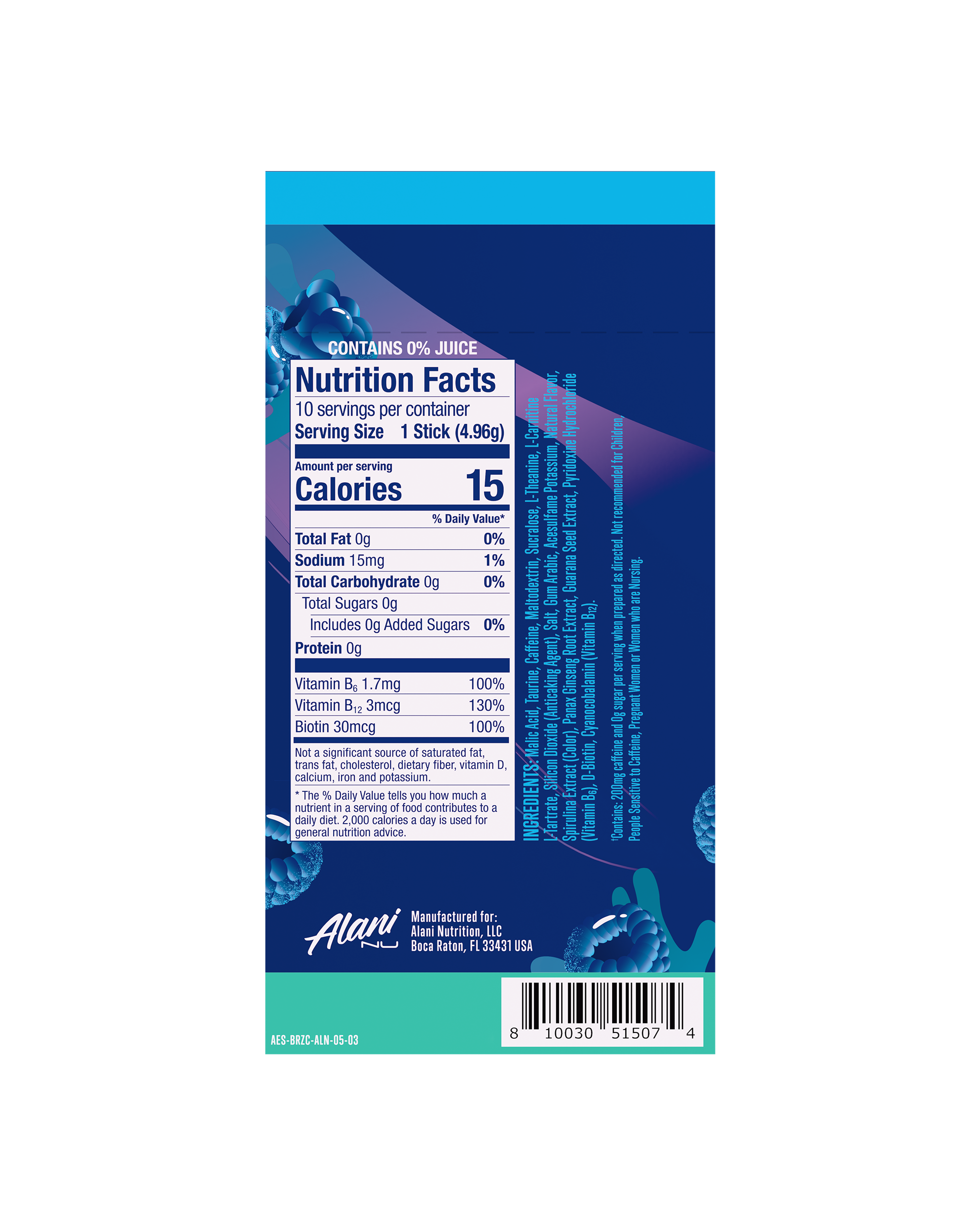 Energy Sticks - Breezeberry